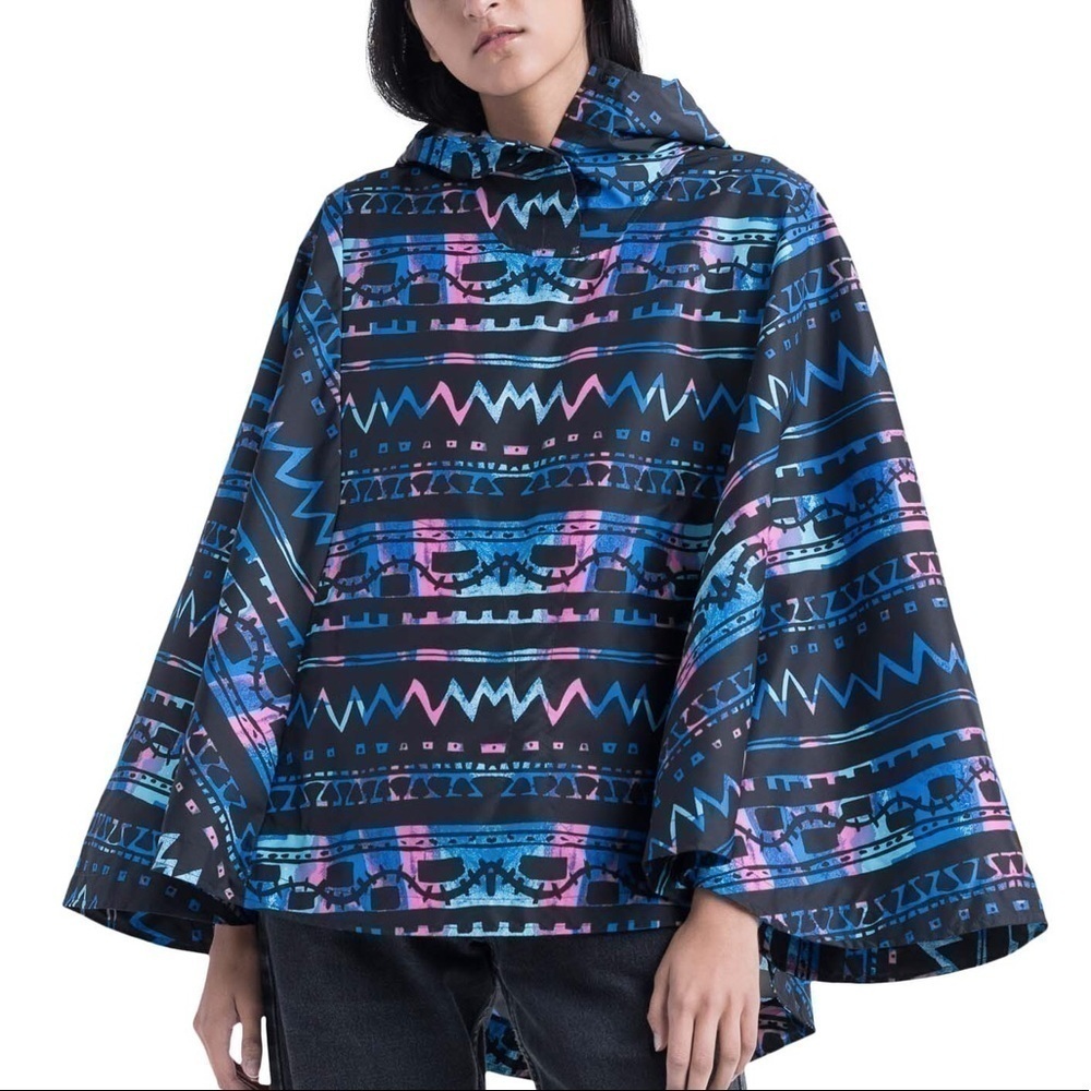 Herschel Supply Co. Zig Zag Voyage Poncho Windbreaker M/L